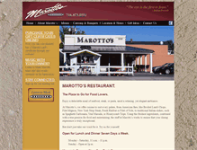 Tablet Screenshot of marottos.com